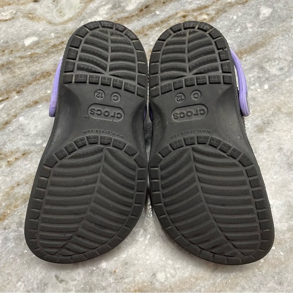 Crocs‎ Classic Disco Dance Party Clog K Stars Black Sandals 208084 Toddler 12 - Picture 9 of 10